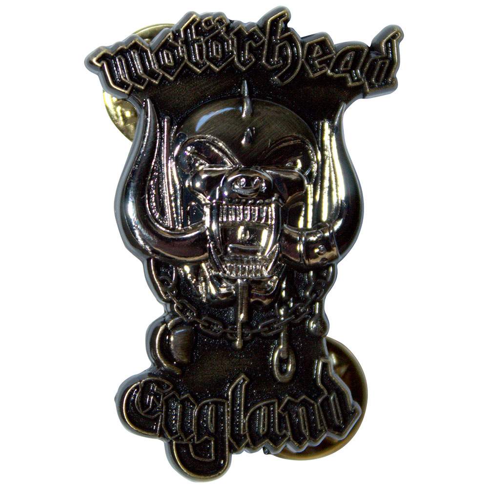 Motorhead - England Pin - Goudkleurig